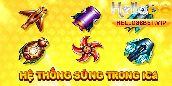 Các loại súng trong Game Bắn Cá